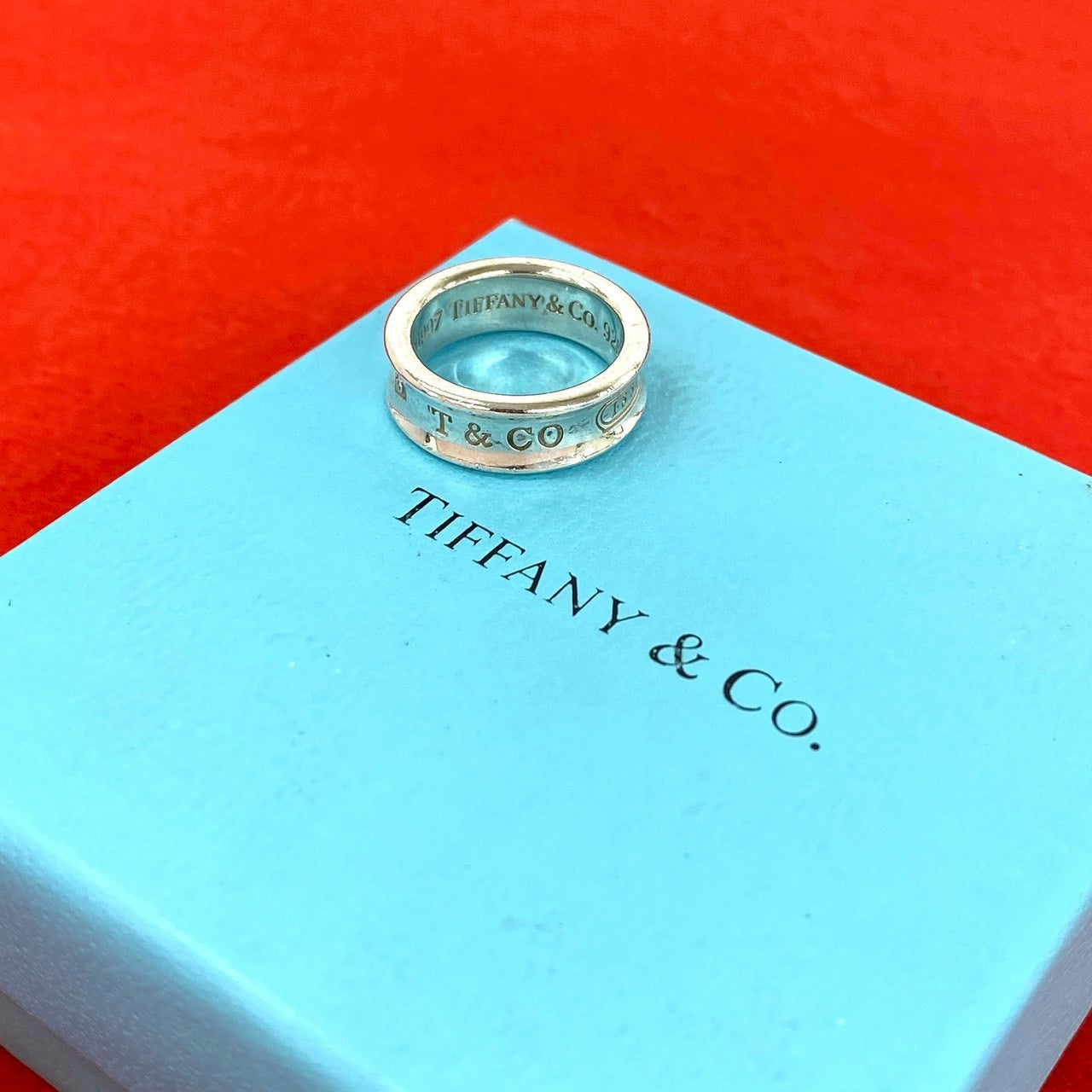 TIFFANY&Co. ティファニー (Vintage) ナローリング 指輪