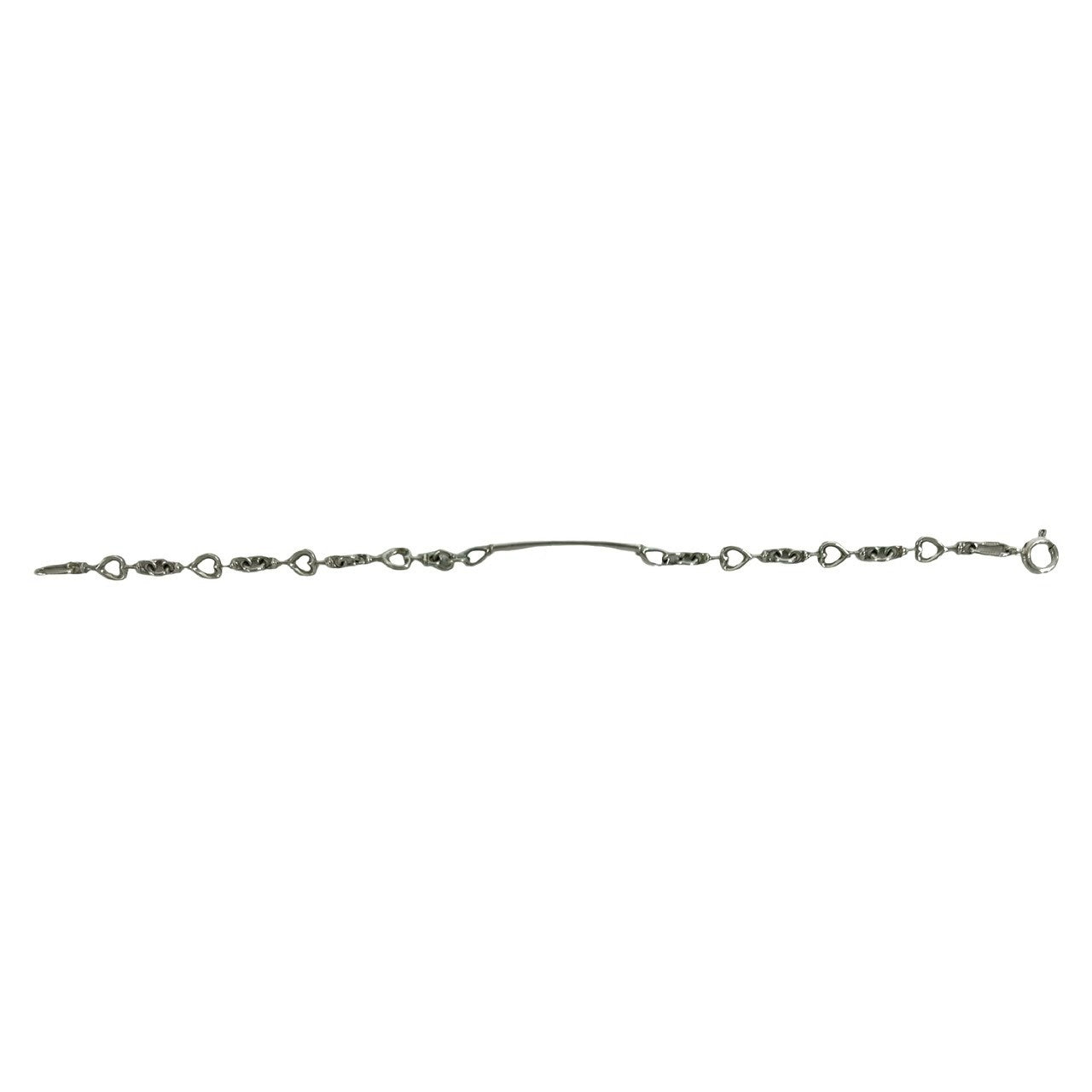 TIFFANY&Co. ティファニー (Vintage) ハートリンク ID ブレスレット 7