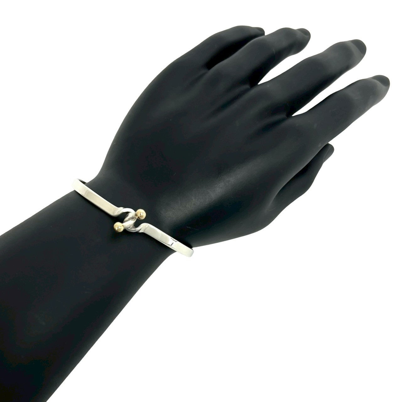 TIFFANY&Co. ティファニー (Vintage) ダブルフック バングル 925 K18 750YG 2