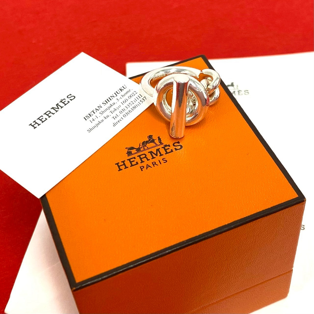 HERMES エルメス クロワゼット リング 指輪