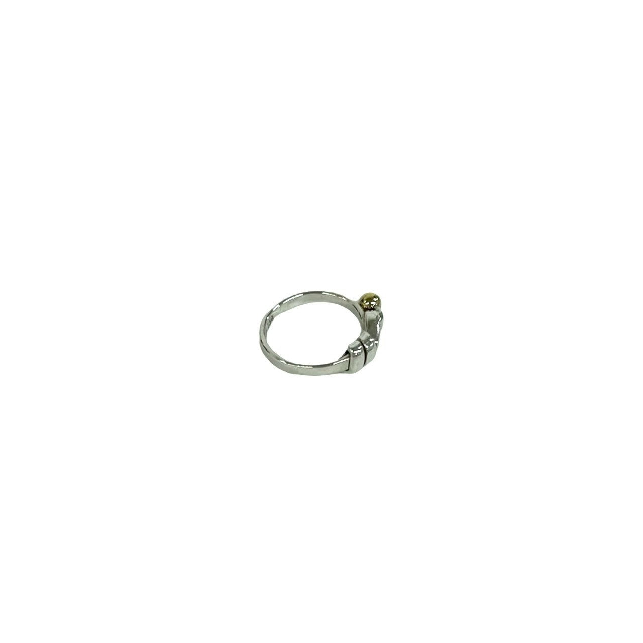 TIFFANY&Co. ティファニー (Vintage) フック&アイ ラブノット リング 指輪 925 K18 750YG 5