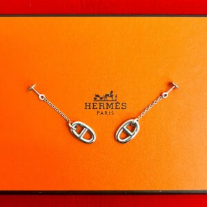 HERMES エルメス シェーヌダンクル ファランドール ピアス
