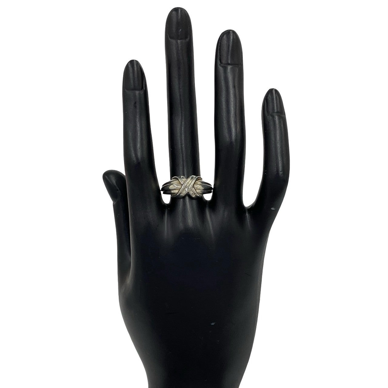 TIFFANY&Co. ティファニー (Vintage) シグネチャー クロス リング 指輪 13号 2