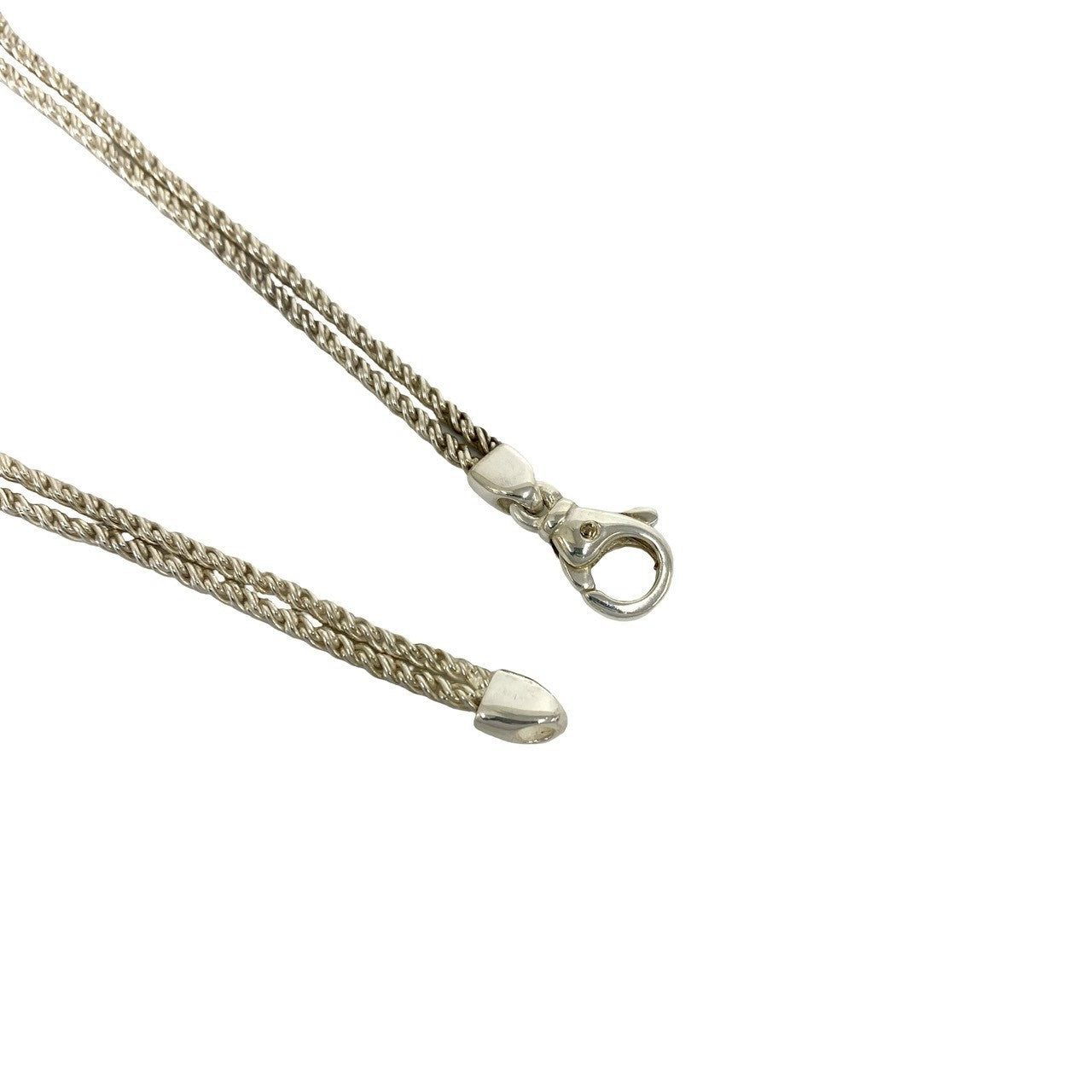 TIFFANY&Co. ティファニー (Vintage) ダブルロープ センターノット ネックレス 4