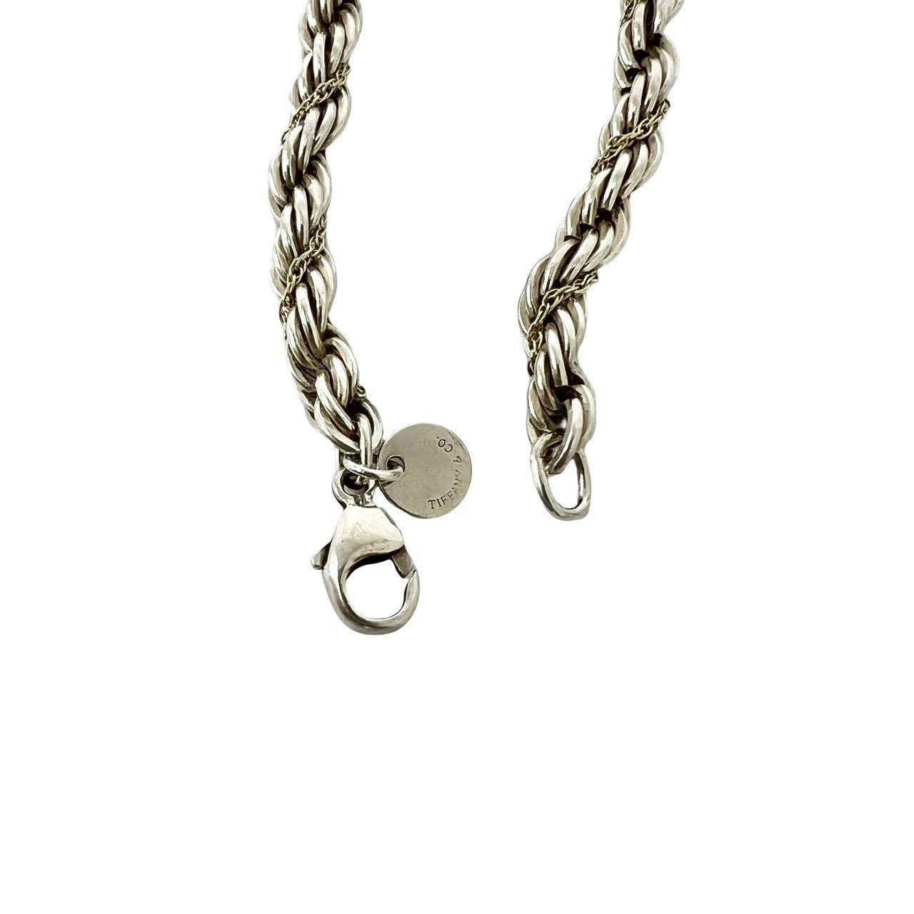 TIFFANY&Co. ティファニー (Vintage) ツイストロープ ブレスレット 925 K18 750YG 4