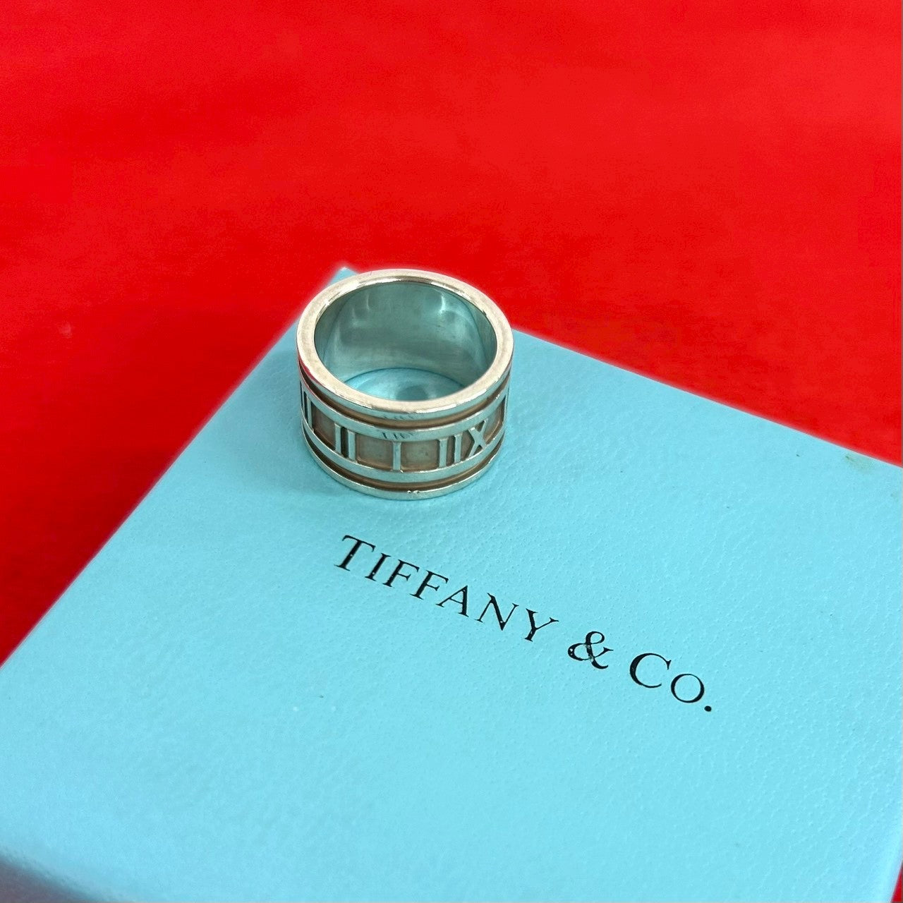 TIFFANY&Co. ティファニー (Vintage) ワイド アトラス リング 指輪
