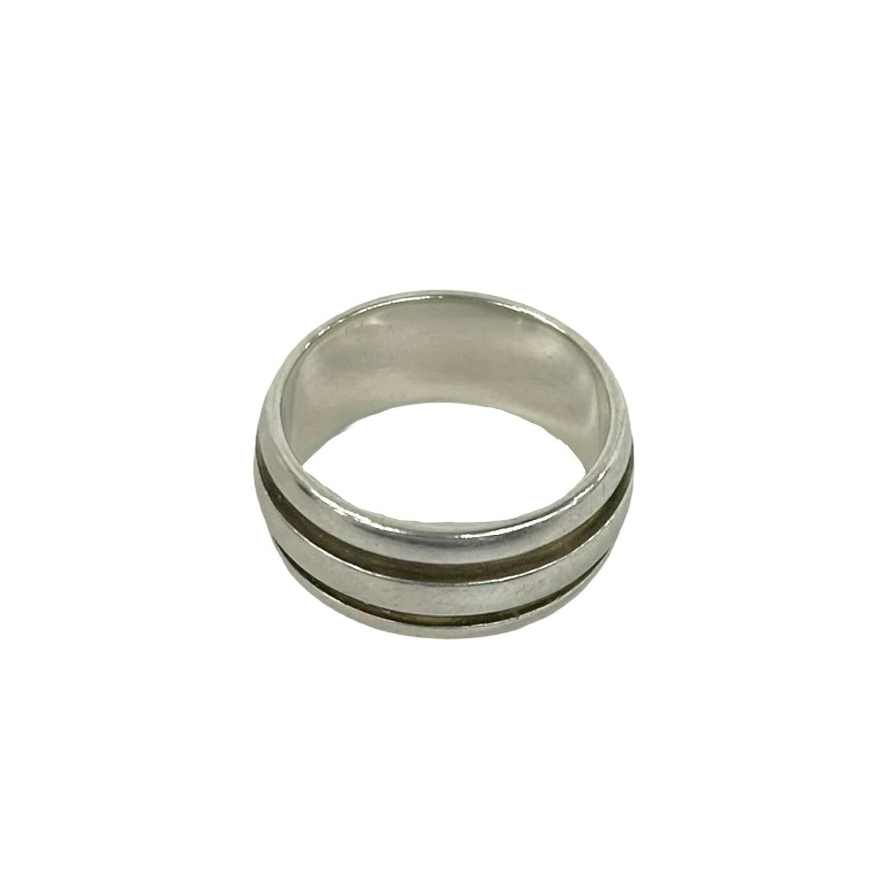 TIFFANY&Co. ティファニー (Vintage) グルーブド ダブルライン リング 指輪 6