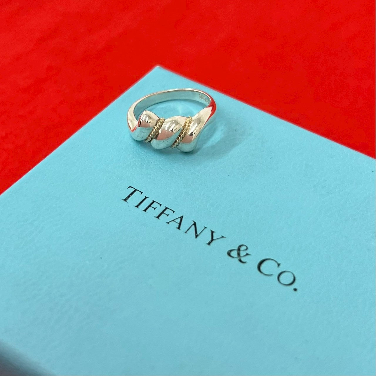 TIFFANY&Co. ティファニー (Vintage) ツイストロープ リング 指輪