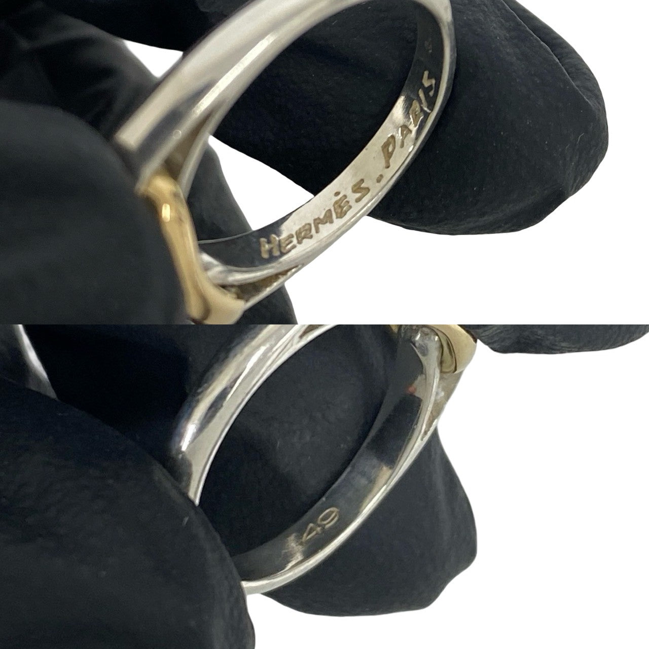 HERMES エルメス (Vintage) シェーヌダンクル リング 925 K18 750YG 指輪 3
