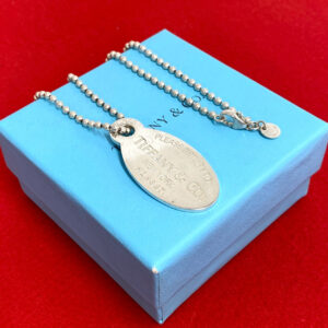 TIFFANY&Co. ティファニー (Vintage) オーバルタグ ネックレス