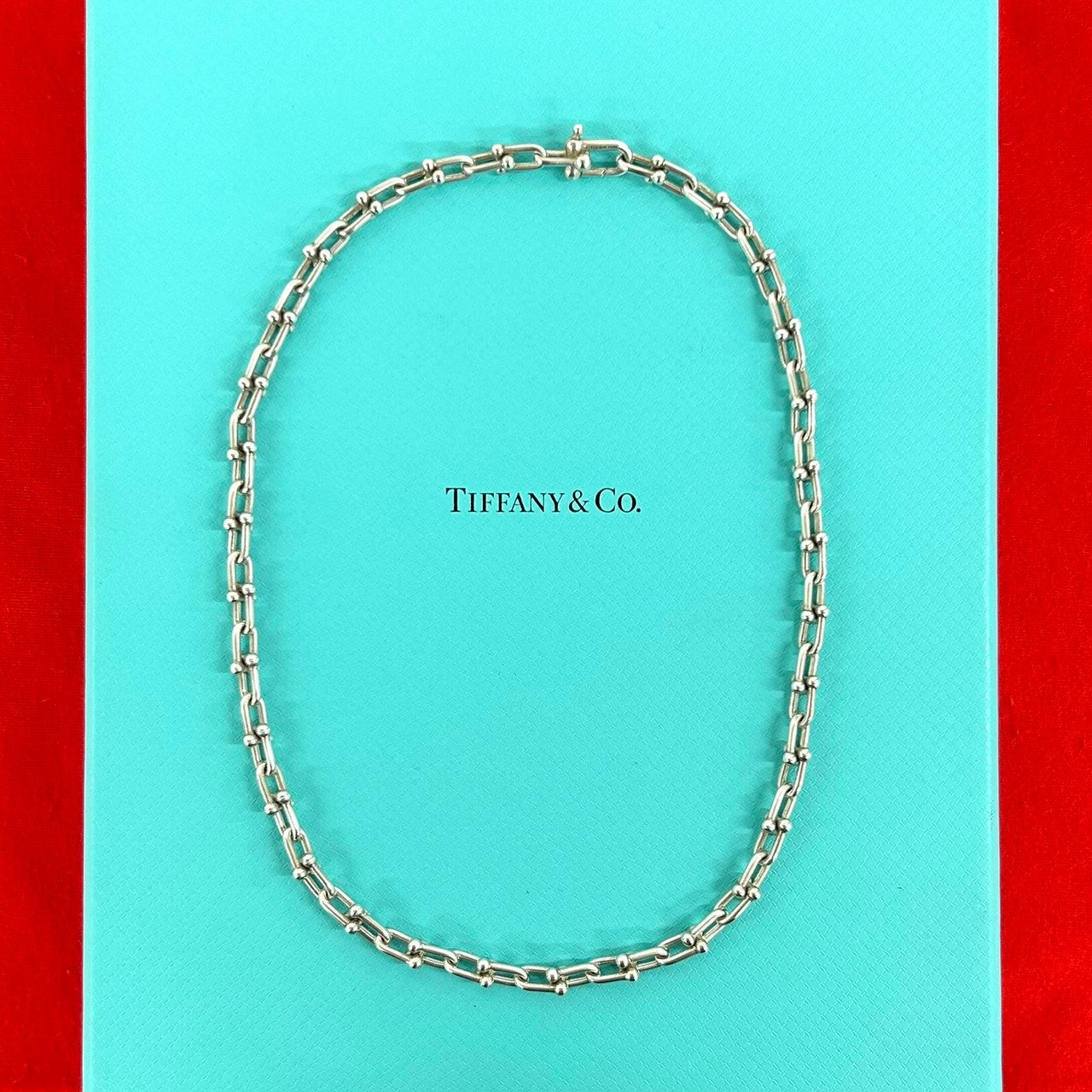 TIFFANY&Co. ティファニー ハードウェア スモールリンク ネックレス