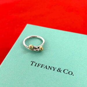TIFFANY&Co. ティファニー ラブノット 925 K18 750YG リング 指輪