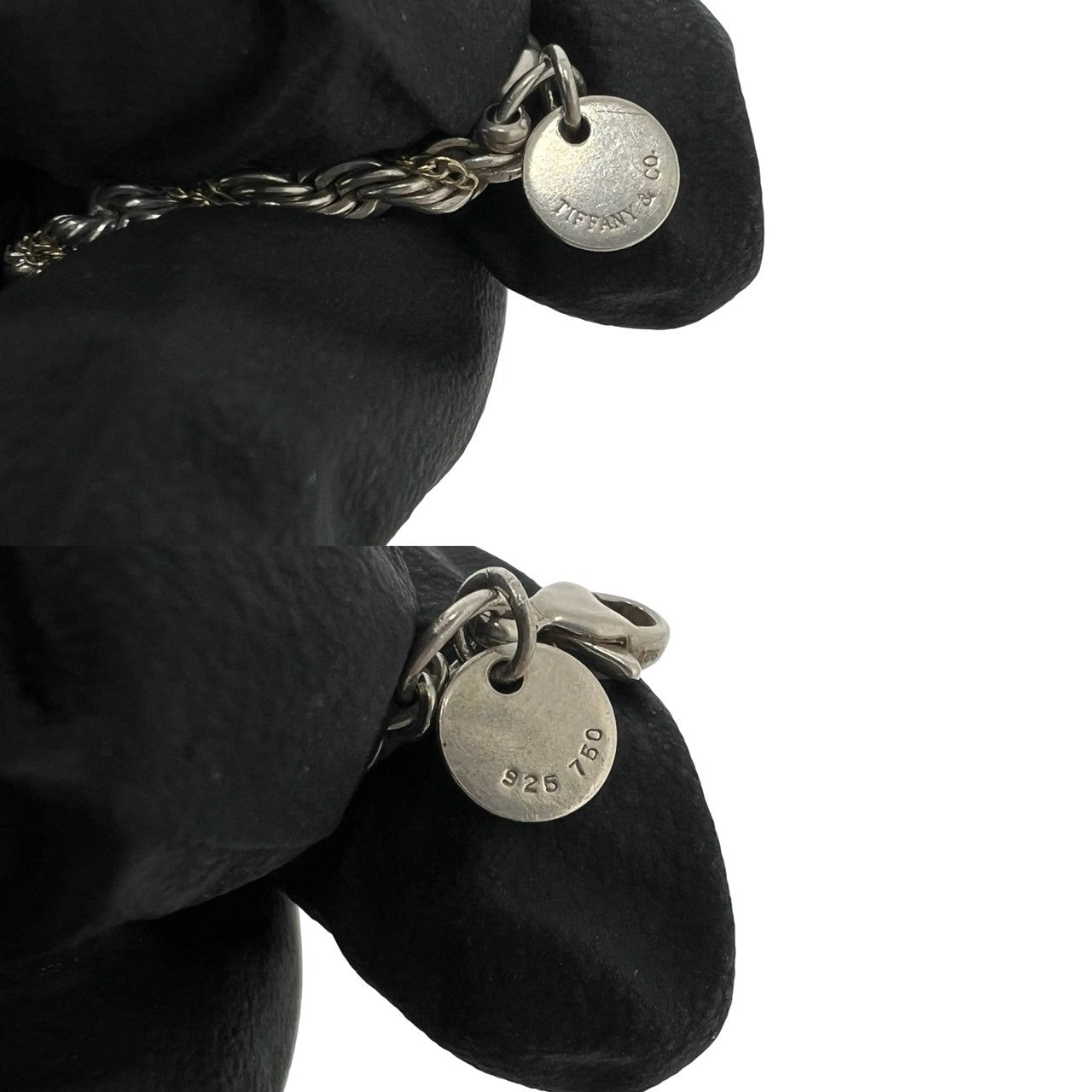 TIFFANY&Co. ティファニー (Vintage) ツイストロープ ブレスレット 925 K18 750YG 3