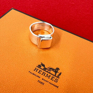 HERMES エルメス (Vintage) フォールディング リング 指輪 11号 表記サイズ #53