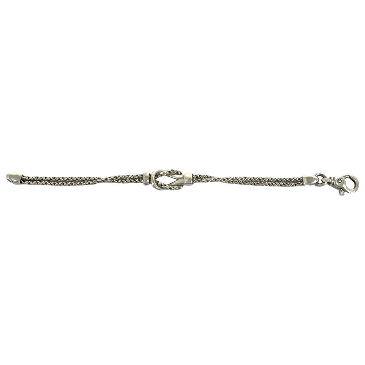 TIFFANY&Co. ティファニー (Vintage) ダブルロープ センターノット ブレスレット 5