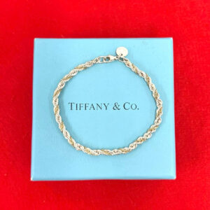 TIFFANY&Co. ティファニー ツイストロープ ブレスレット 925 K18 750YG