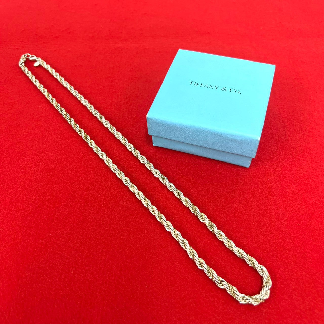 TIFFANY&Co. ティファニー ツイストロープ ネックレス 925 K14 585YG