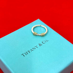 TIFFANY&Co. ティファニー (Vintage) バンドウィズ 2ワイヤー リング 指輪