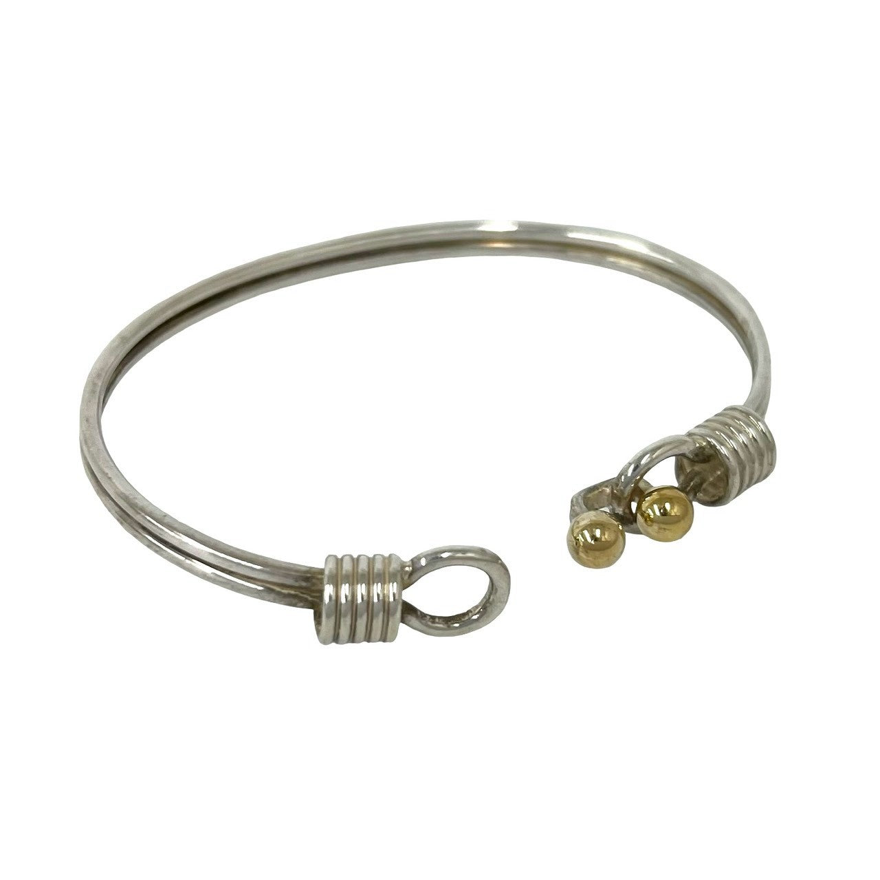 TIFFANY&Co. ティファニー (Vintage) ダブル フック バングル 925 K18 750YG 7
