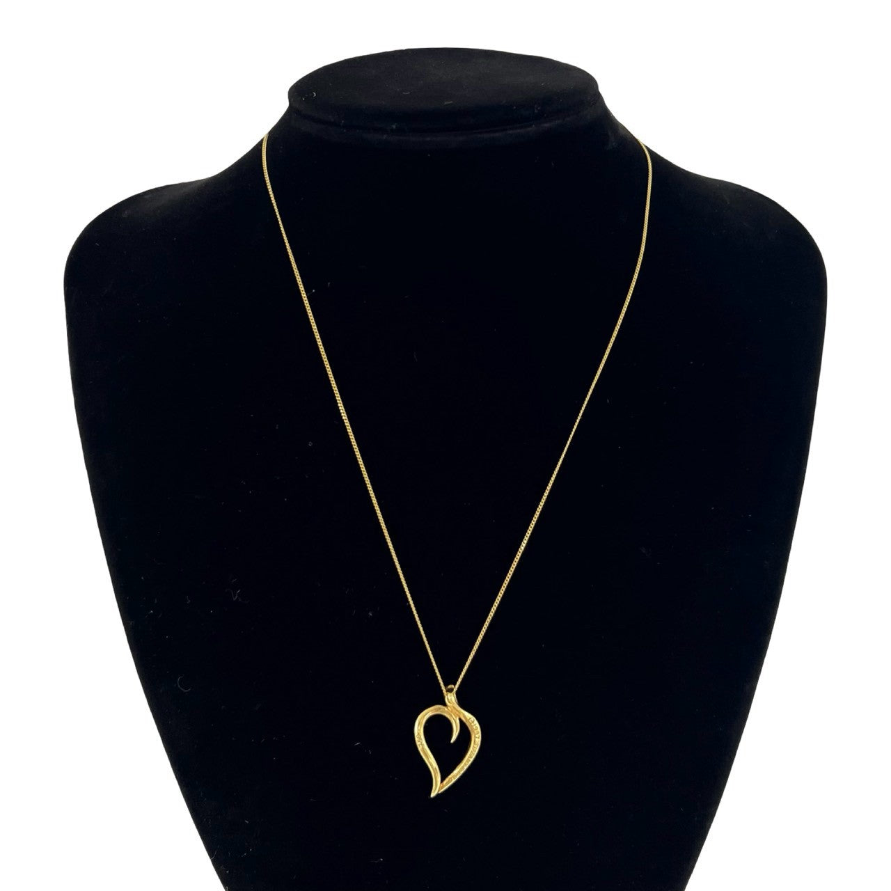 TIFFANY&Co. ティファニー (Vintage) リーフハート ネックレス K18 750 YG 2