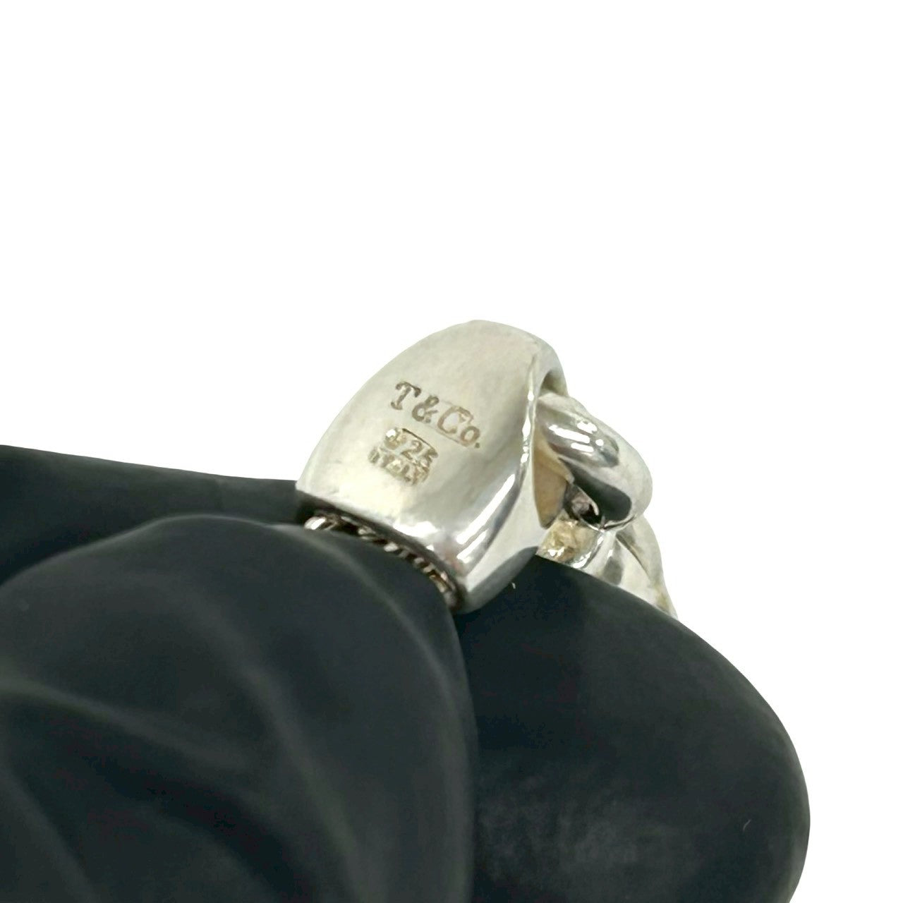 TIFFANY&Co. ティファニー ダブルロープ センターノット ネックレス 3