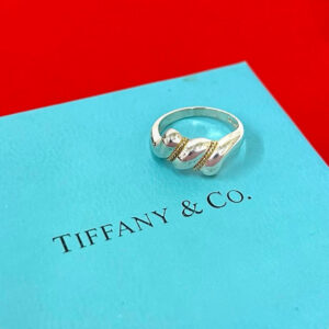 TIFFANY&Co. ティファニー ツイスト リング 925 K18 750YG 指輪