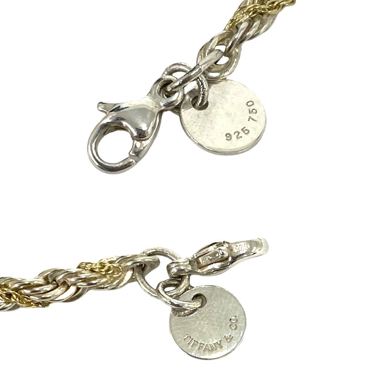 TIFFANY&Co. ティファニー 950 K18 750YG ツイストロープ ブレスレット 3