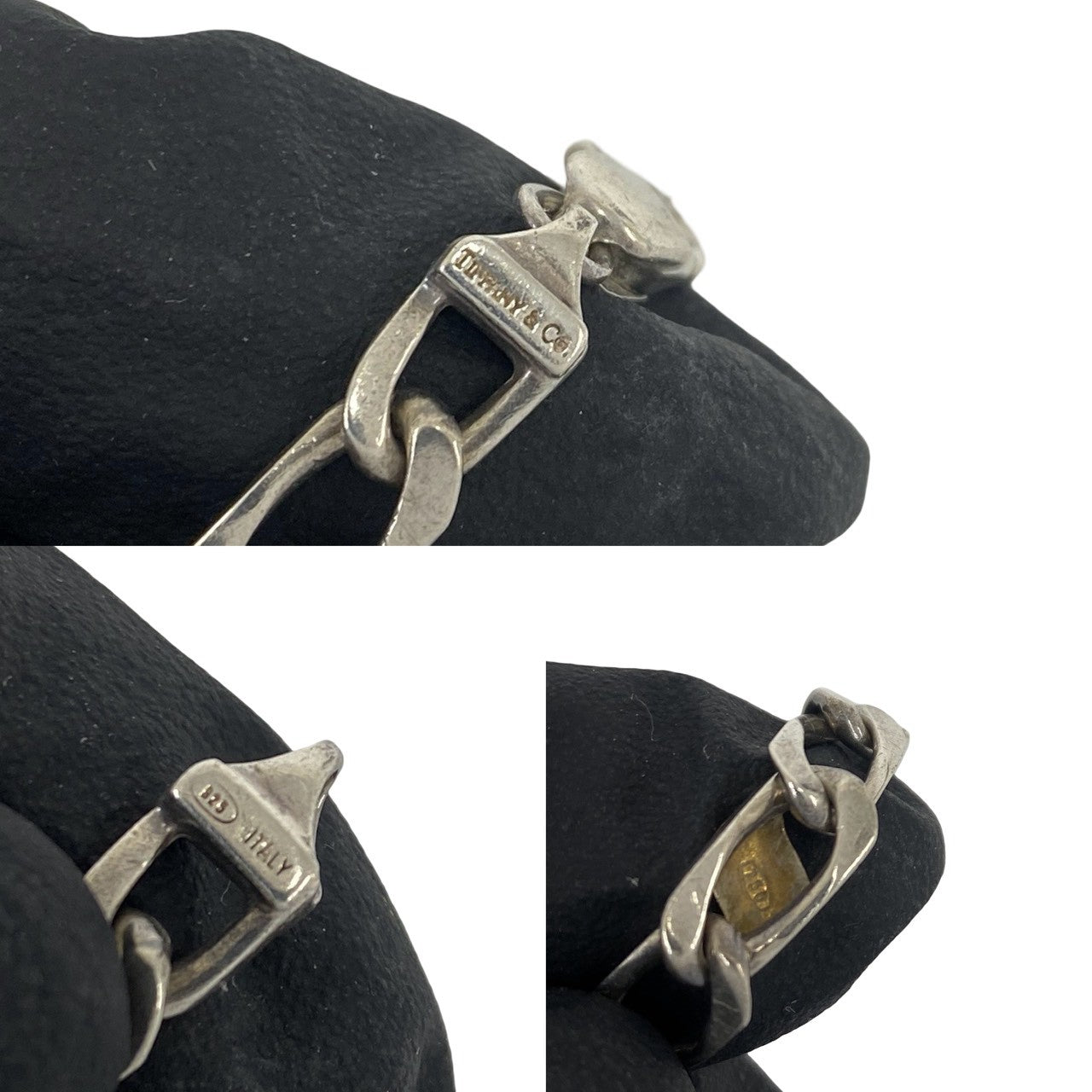 TIFFANY&Co. ティファニー (Vintage) フィガロ ブレスレット 925 K18 750YG 3
