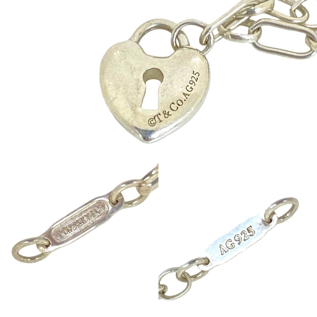 TIFFANY&Co. ティファニー (Vintage) ハートロック ブレスレット 3