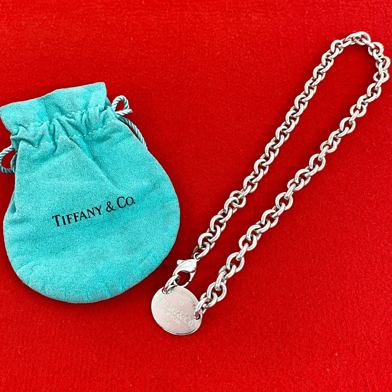 TIFFANY&Co. ティファニー リターントゥ オーバル タグ ネックレス