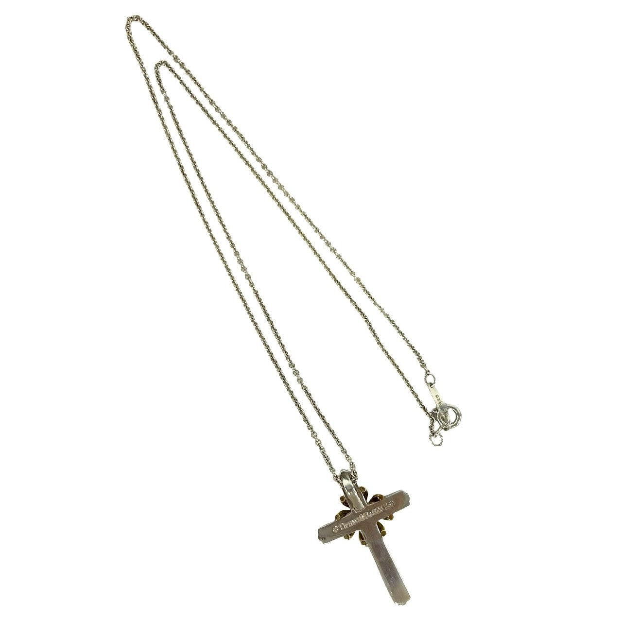 TIFFANY&Co. ティファニー シグネチャー クロス ネックレス 925 K18 750 5