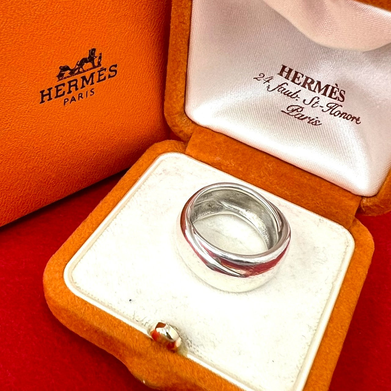 HERMES エルメス (Vintage) ヴィンテージ リング 指輪 11号