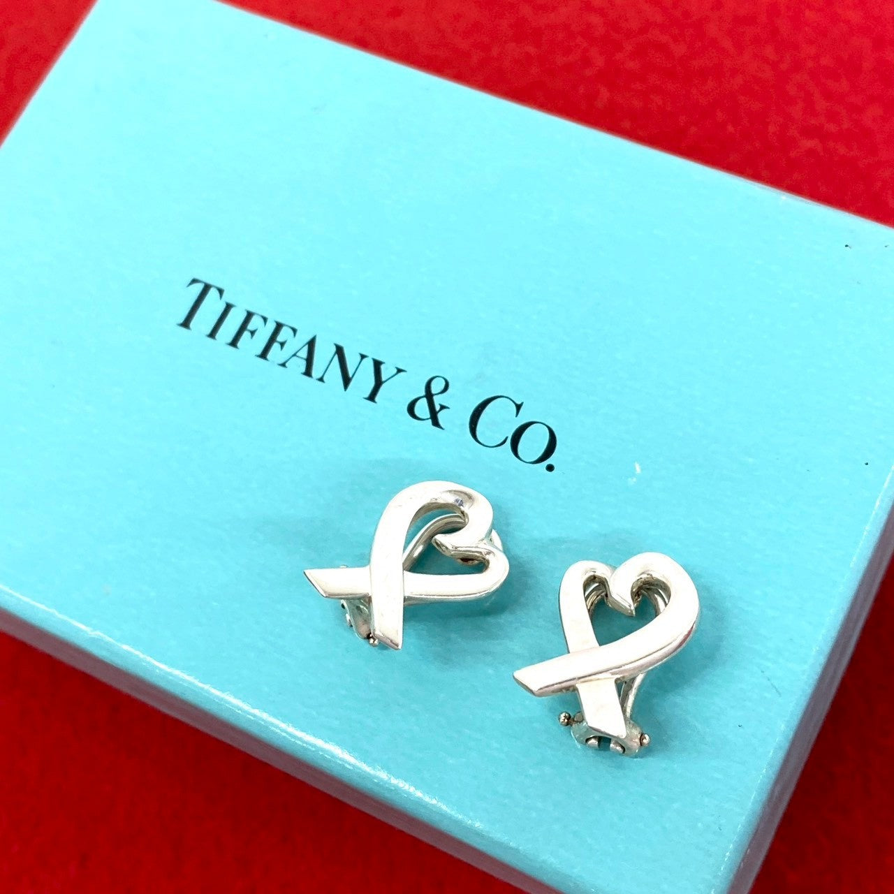 TIFFANY&Co. ティファニー (Vintage) ラビングハート イヤリング