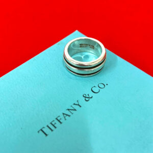 TIFFANY&Co. ティファニー グルーブド ダブルライン 925 リング 指輪