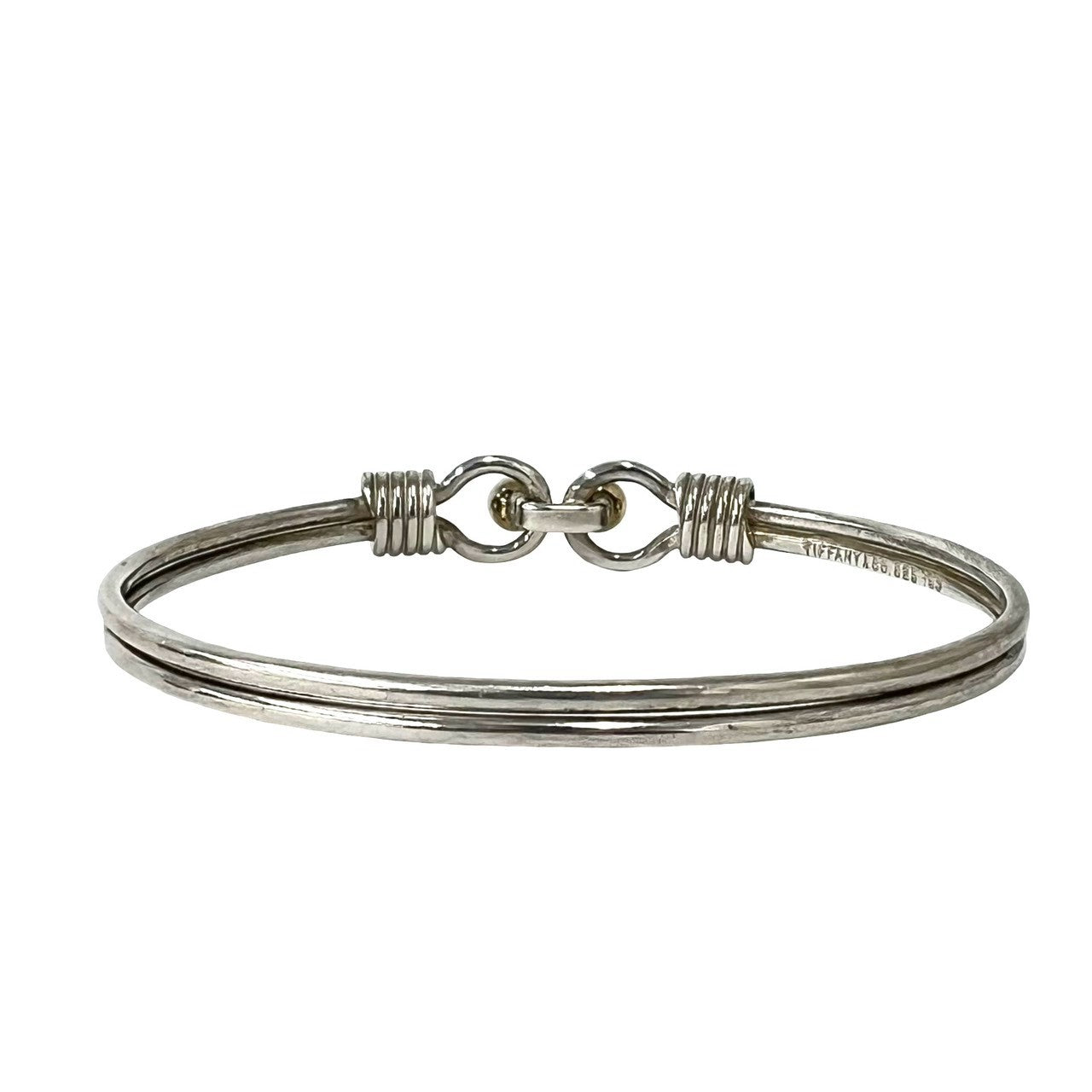 TIFFANY&Co. ティファニー (Vintage) ダブル フック バングル 925 K18 750YG 6