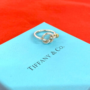 TIFFANY&Co. ティファニー (Vintage) ラブノット リング 925 K18 750YG 指輪