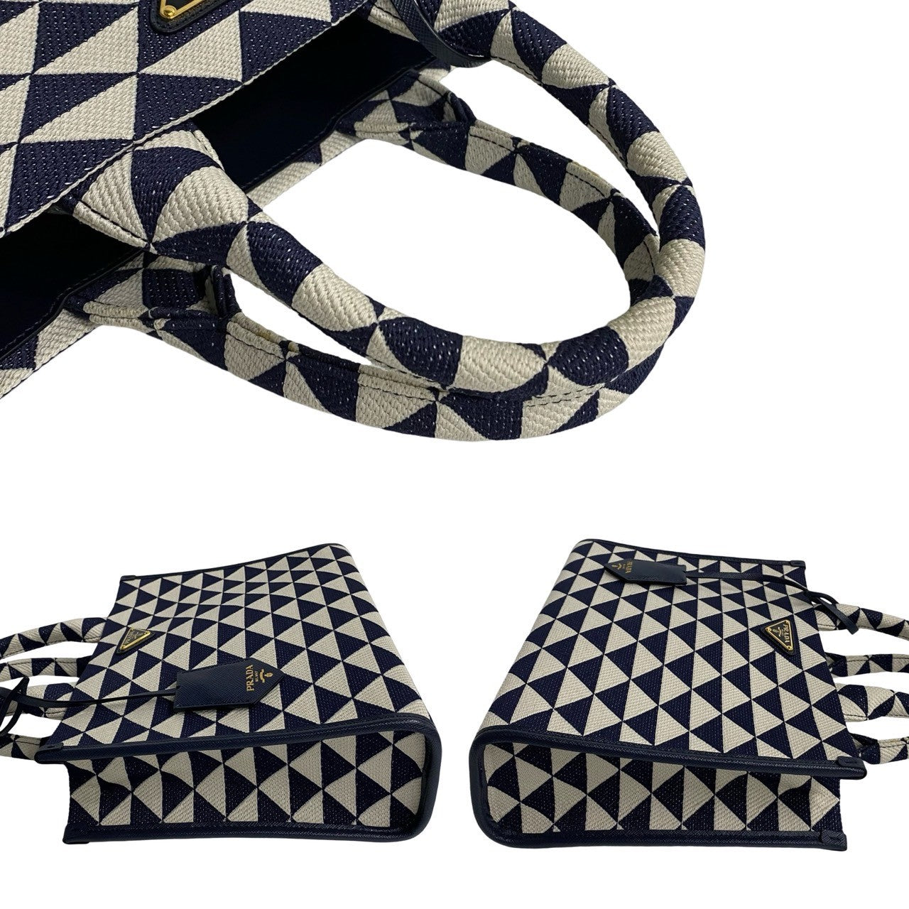 PRADA シンボル エンブロイダリー ファブリック スモール 5