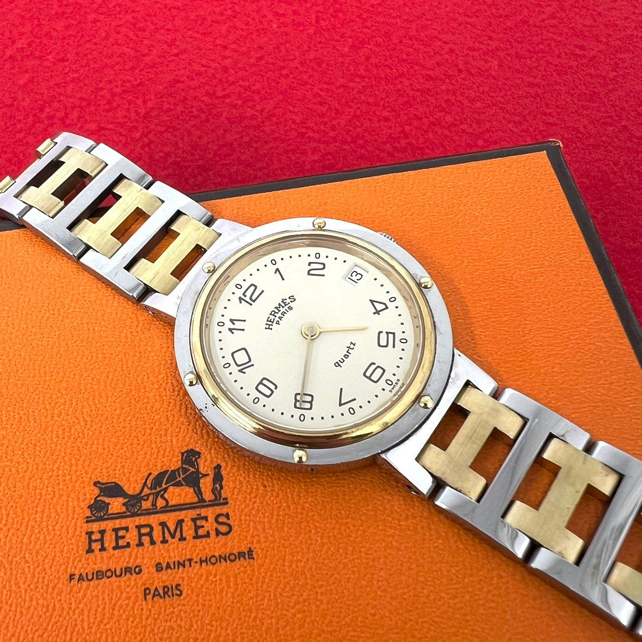 HERMES エルメス クリッパー 腕時計
