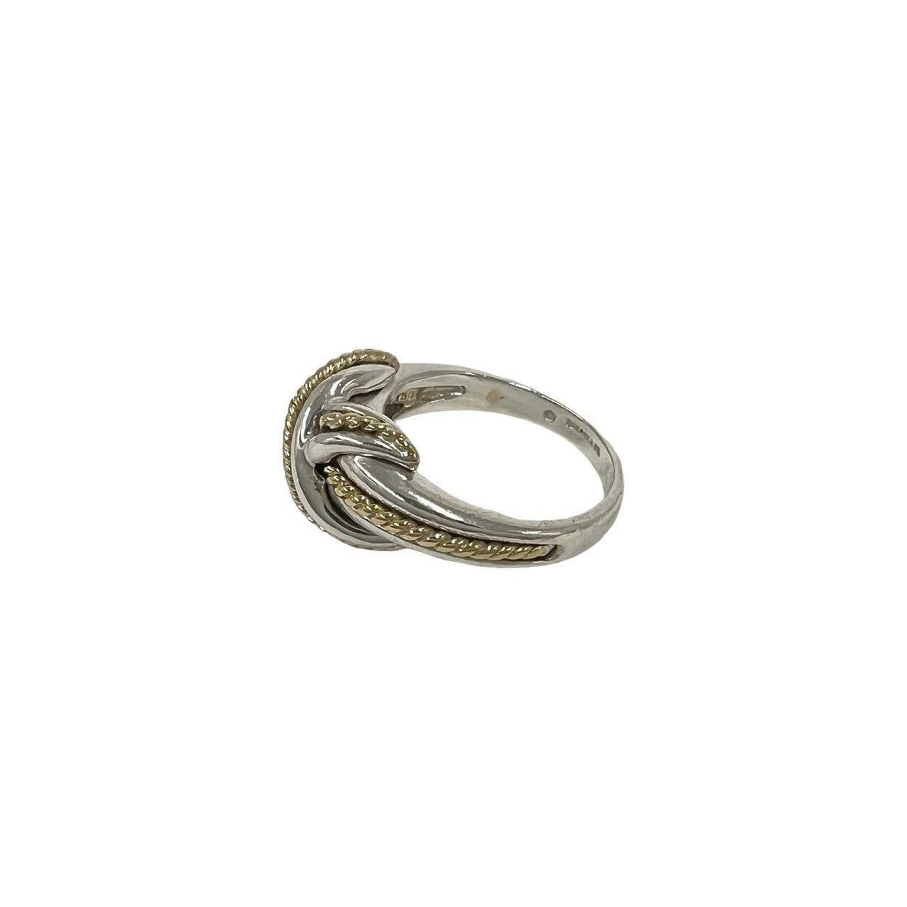 TIFFANY&Co. ティファニー (Vintage) シグネチャークロス リング 指輪 13号 925 K18 750 YG 4