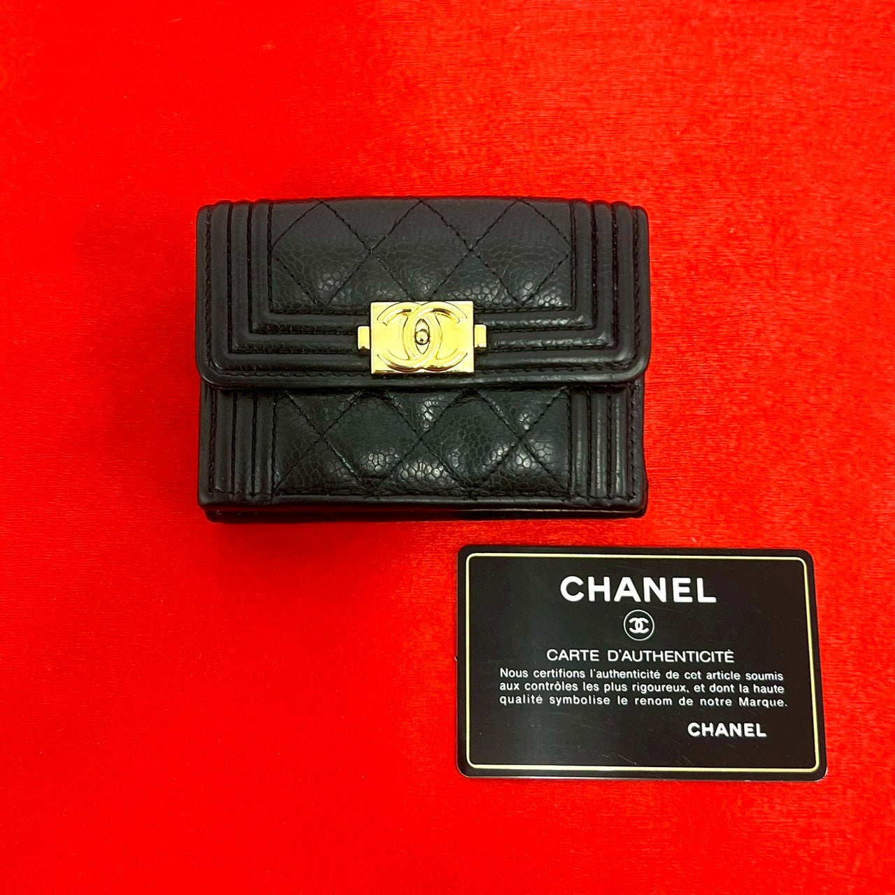 CHANEL シャネル 三つ折り財布