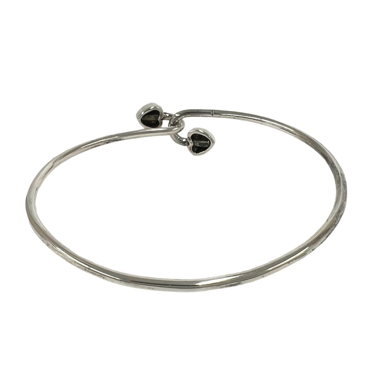 TIFFANY&Co. ティファニー (Vintage) ソリッド ダブルハート ブレスレット 6