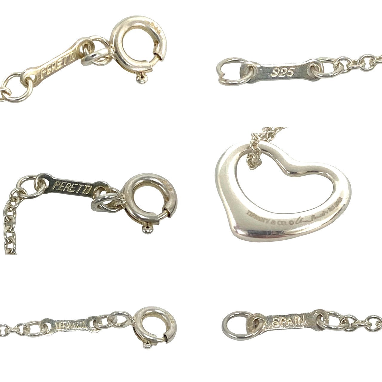 TIFFANY&Co. ティファニー オープンハート ネックレス 2