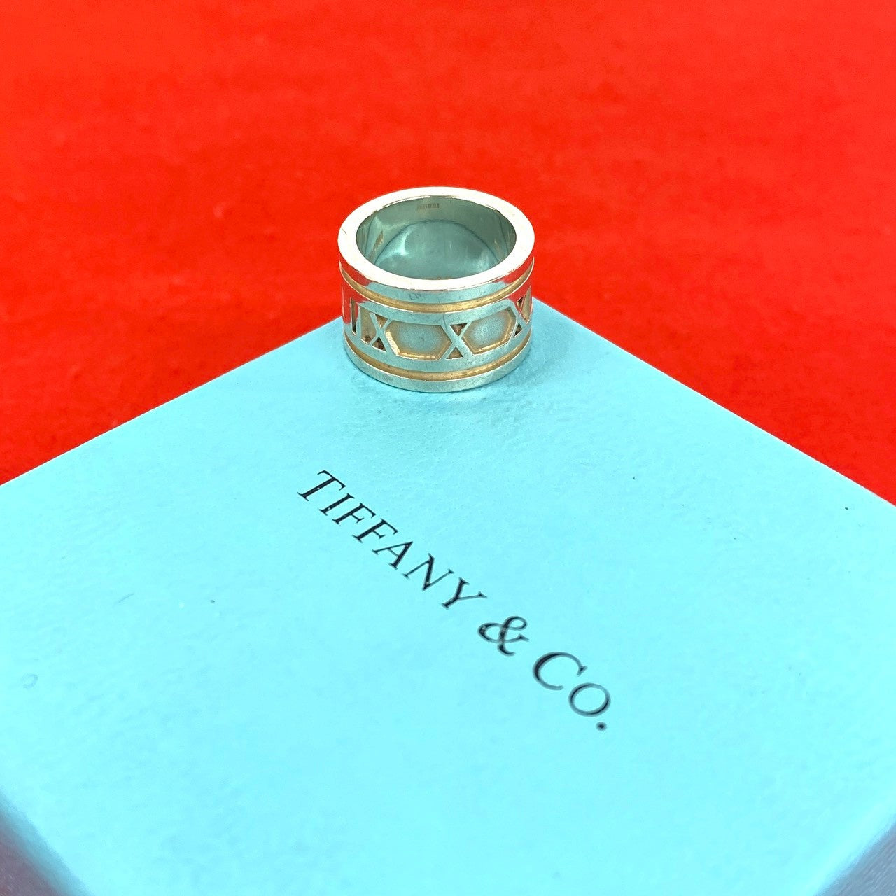 TIFFANY&Co. ティファニー (Vintage) ワイド アトラス リング 指輪