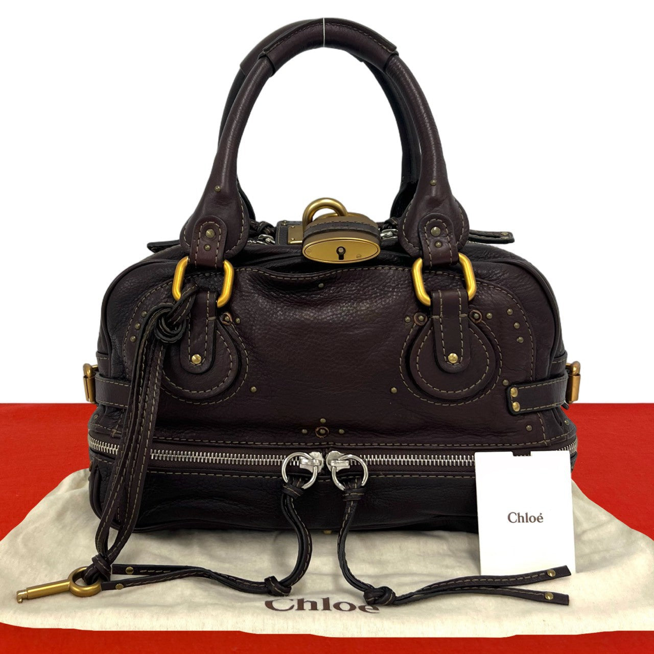 Chloe クロエ (Vintage) パディントン ボストンバッグ ハンドバッグ