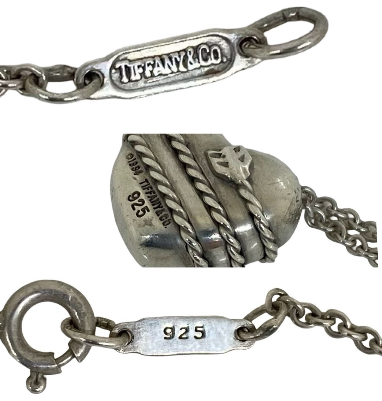 TIFFANY&Co. ティファニー (Vintage) ハート&アロー ネックレス 3