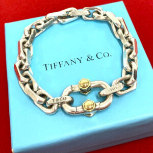 TIFFANY&Co. ティファニー メイカーズ ブレスレット 925 K18 750YG