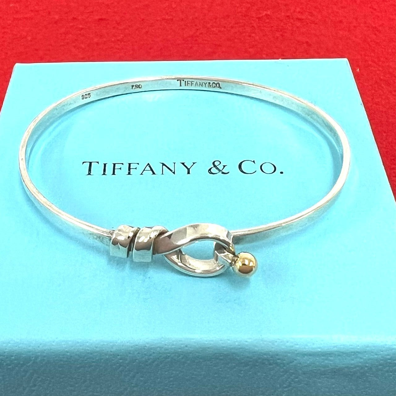 TIFFANY&Co. ティファニー (Vintage) フック&アイ ブレスレット 925 K18 750YG