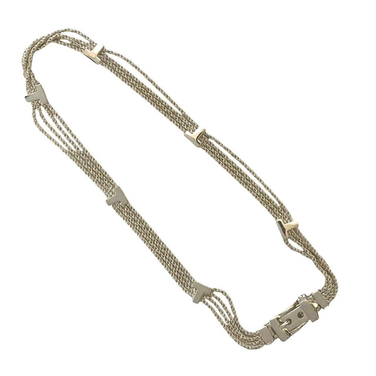 TIFFANY&Co. Vintage Tロープ ベルトネックレス 5