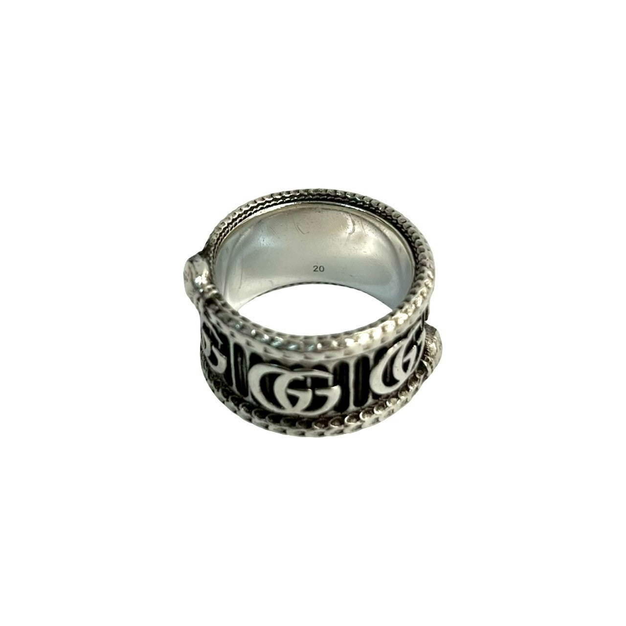 GUCCI グッチ インターロッキング ダブルG スネーク リング 指輪 5