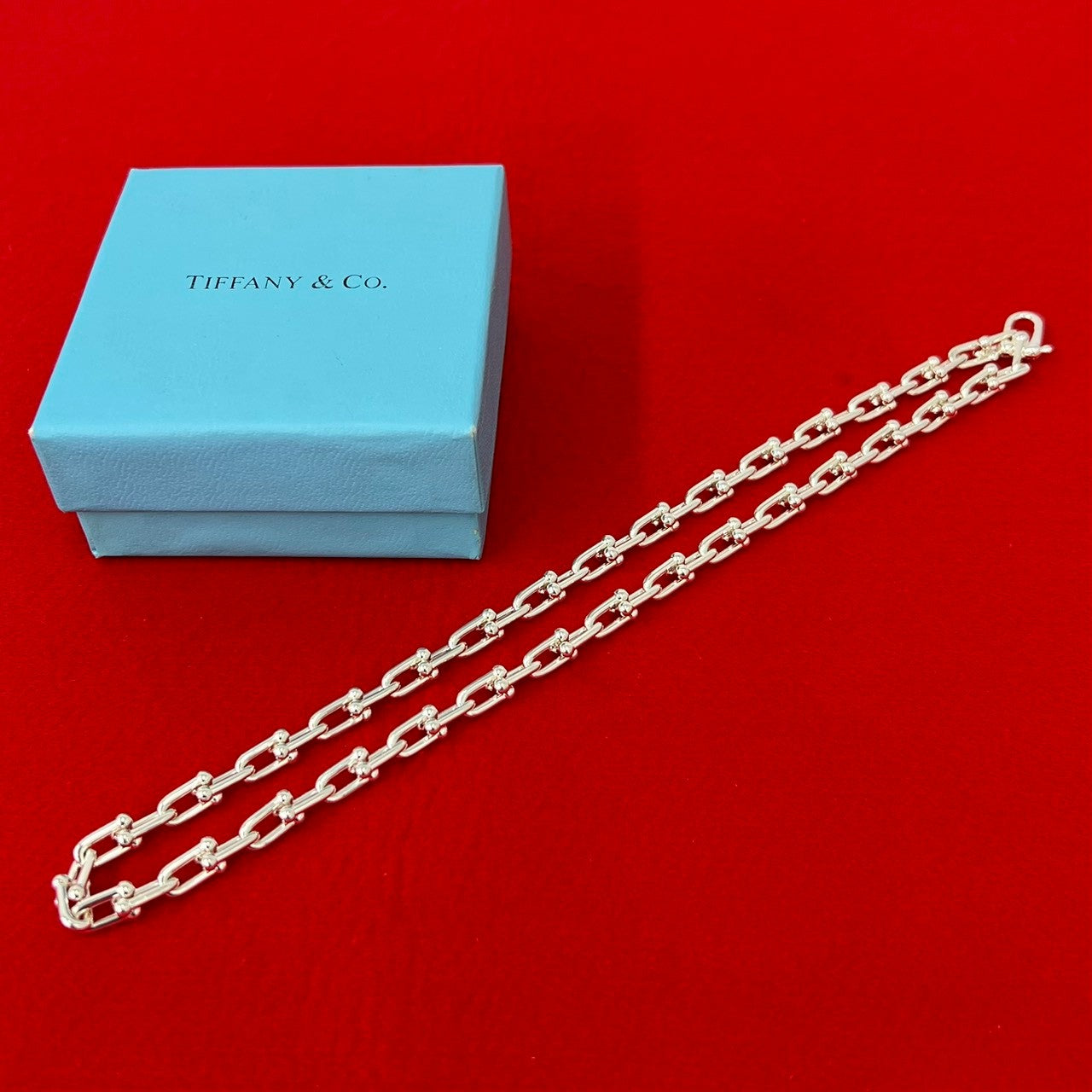 TIFFANY&Co. ティファニー ハードウェア スモールリンク ネックレス